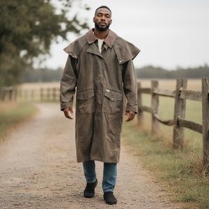 New Australian Bronze Outback Duster Long Coat